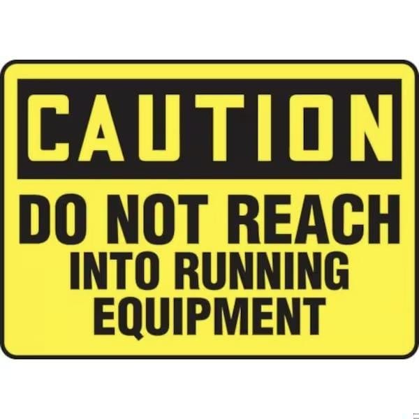 Accuform OSHA CAUTION SAFETY SIGN MEN WORKING MEQM633XT - main